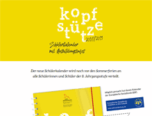 Tablet Screenshot of kopfstuetze.info